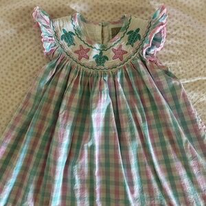 Lil Cactus Toddler Girls Smocked Dress